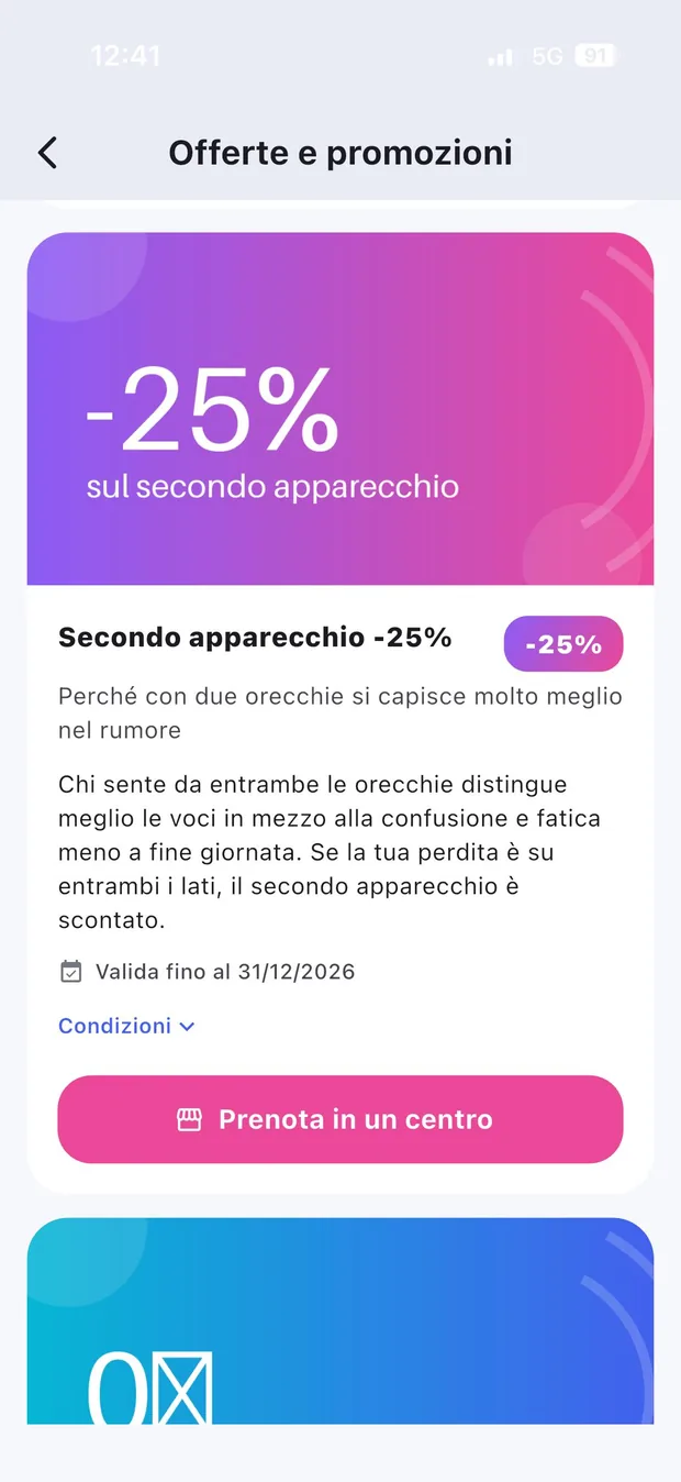 Le offerte del centro acustico